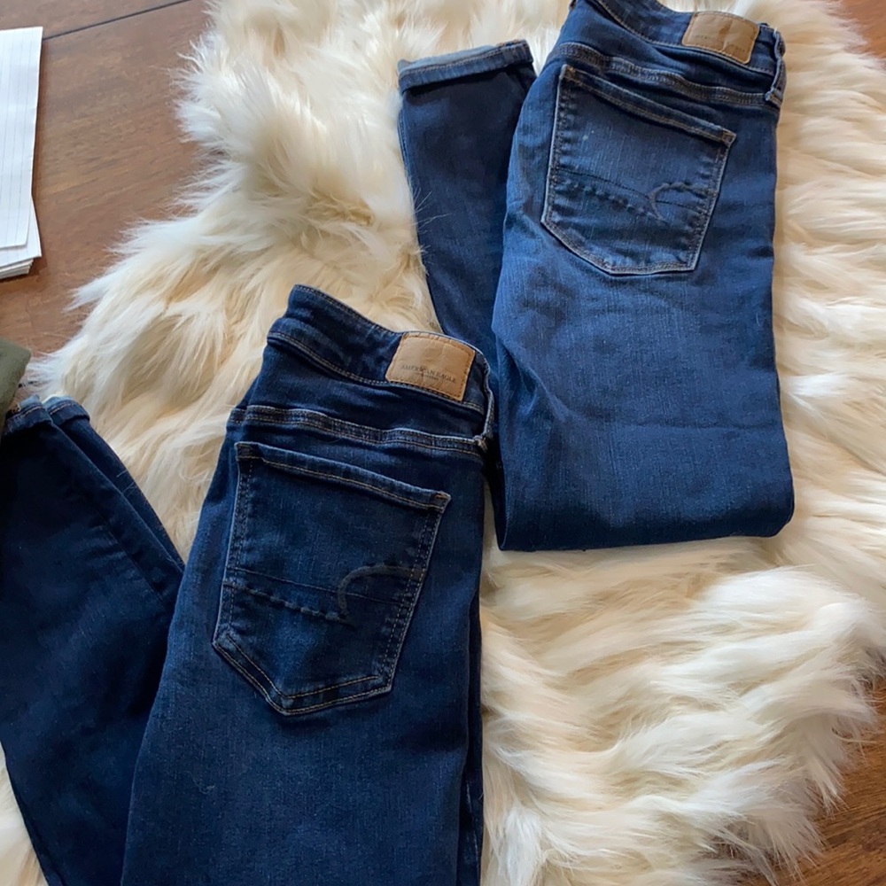 2 size 4 short AE Jeggings